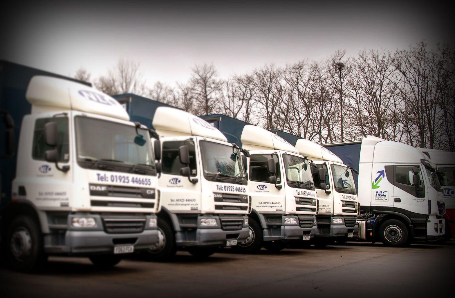 NLC Transport commercial fleet on UK roads